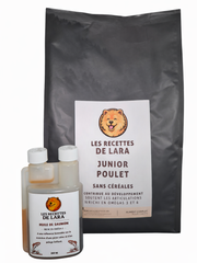 Pack Chiot (Junior 3kg + Huile 250mL)