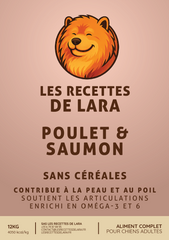 Croquette Poulet & Saumon - Équilibre et brillance