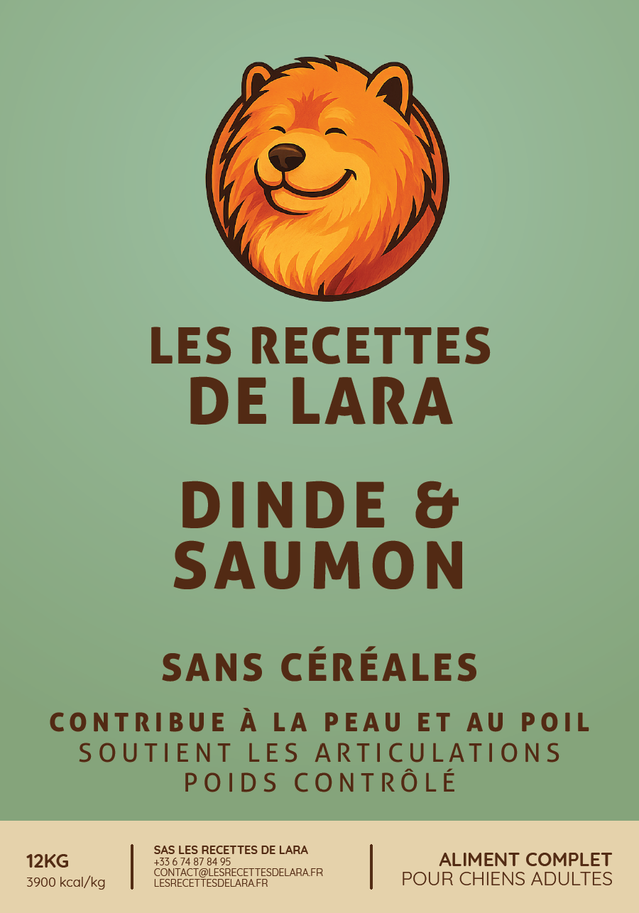 Croquette Dinde & Saumon - Peau Sensible