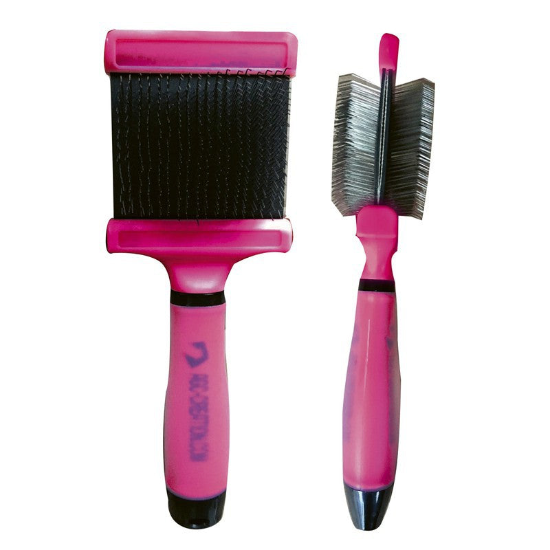 Brosse-carde flexible 2 faces 66mm